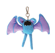 Pokemon Official Plush Doll Series : Fluffy Flat Zubat 11cm Key chain Bag charm picture