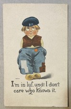 Vintage Postcard Dutch Boy Humorous  picture