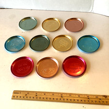 Payne Aluminum Canada Province Coasters Vintage NIB picture