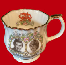 Charles & Diana Royal Wedding Loving Cup Elizabethan Fine Bone China July 1981 picture