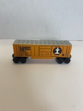 Wooden Whittle Shortline Illinois Central Gulf Box Car 6 Inch ICG Train  picture