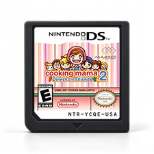 Cooking Mama 2 Dinner With Friends Cartridge for DS 3DS 2DS USA Version picture