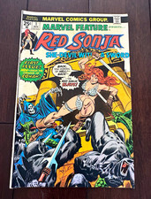 Marvel Feature #1 Marvel 1975 Red Sonja She-Devil With a Sword 1st Issue picture