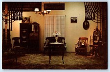 1960 Madison Minnesota Postcard Parlor S.H. Holtan Home Lac Qui Parle County picture