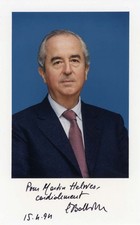 FRENCH POLITICIAN Édouard Balladur autograph, signed photo picture