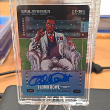 Tecmo Bowl Gaultfather Willie Gault Debut Auto [WG06] TCE 2024 Insert picture