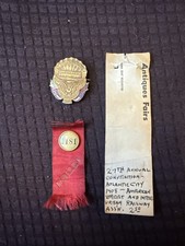 1908 Whitehead & Hoag Electric Railway Badge Medal Atlantic City ASIRA Trolley picture