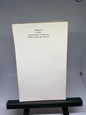 Embassy Of The United States Office Of Air Attache Note Pad Rare picture