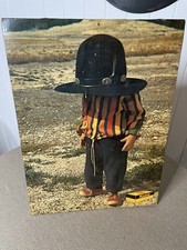 Vtg 1970's Kodak Advertising Film Store Display Ad Boy With Cowboy Hat 24”x 18” picture