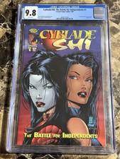 Cyblade Shi The Battle for Independents 1A Silvestri CGC 9.8 1995 1st Witchblade picture