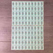 VINTAGE S&H GREEN STAMPS 2 FULL SHEETS OF 50 UNUSED picture