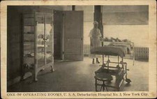 New York City Debarkation Hospital Operating Room c1910-20 Postcard picture