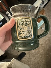 Bones Coffee Company Irish Cream Drip Glaze Green Tankard Mug Skeleton 2022 Cup picture