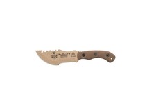 TOPS Mini Tom Brown Tracker #4 Coyote Tan 1095 Fixed Blade Knife picture