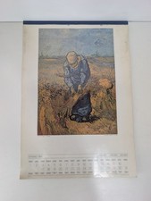 Vintage original 1984 Vincent van Gogh calender paintings prints picture