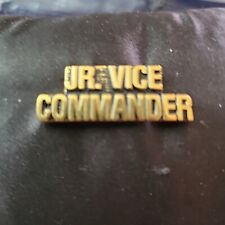Jr Vice Commander LAPEL HAT PIN US ARMY MARINES NAVY AIR FORCE COAST GUARD GIFT picture