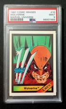  1987 Comic Images Marvel Universe #10 Wolverine  PSA 9 MINT X-Men None Higher picture