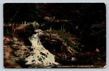 c1912 Chambersburg Pennsylvania PA Caledonia Park Falls ANTIQUE Postcard picture