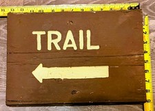 Vintage Orig. NATIONAL PARK / FOREST SERVICE Cedar Wood Sign picture