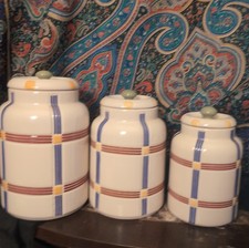 Vintage Longaberger Ceramic Cannister Set picture