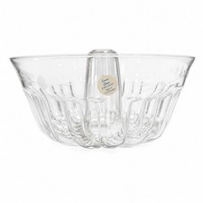 VTG Princess House Etched Glass Bundt Dish Pan Jello Mold Crystal Heritage 10” picture