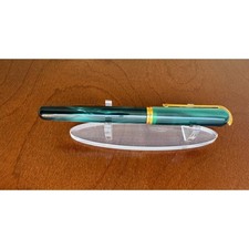 Visconti 1st Edition Green Marble Pericle Rollerball Pen RARE Vintage picture