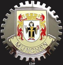 CAR GRILLE EMBLEM BADGES - GERMANY - MUNCHEN/MUNICH picture