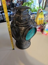 Antique The ADLAKE Non-Sweating Lamp Chicago Railroad Train Switch Lantern picture