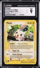 2003 POKEMON HOLO EX DRAGON #8 PLUSLE CGC 9 picture