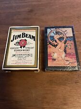 Jim Beam Kentucky Bourbon Whiskey Cutty Sark Whiskey Playing Cards Sealed New picture