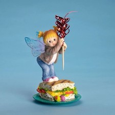 My Little Kitchen Fairies Grilled Panini Fairie Figurine With Box 2012 New picture