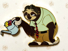 Disney PALM 2026 Zootopia Gardening In The City Jumbo Pin - Sloth Flash picture