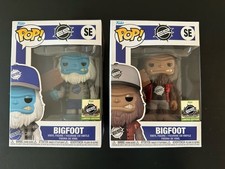 Funko Pop Earthroamer Employee Exclusive Blue Yeti + Brown Bigfoot Set Limited picture