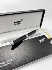 Montblanc Meisterstuck Classique Matte Black Silver Rollerball Pen 163P - NEW picture
