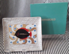 RARE BERNARDAUD LIMOGES IN BOX PACIFIC FISH w/GOLD ART TRINKET DISH VALET TRAY picture