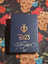 Disney D23 Expo 2024 David Blaine Playing Cards SIGNED By Designer Mark Stutzman picture