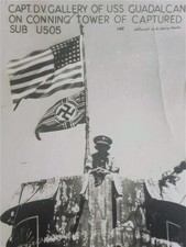 Vintage WWII Captured German Sub U505 Photographs Lot Of Four picture