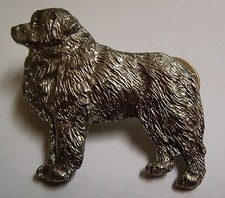 Great Pyrenees Dog Fine PEWTER PIN Jewelry Art USA Made picture