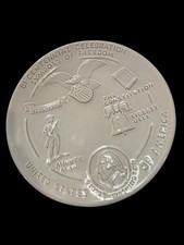 FRANKOMA 1976 BI-CENTENNIAL SYMBOLS OF FREEDOM GEORGE WASHINGTON COLLECTOR PLATE picture