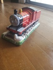  1994 Schmid James Red Engine Thomas Tank Engine Music Box Rare Works Please Rea picture