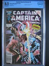 Captain America Annual #8 Newsstand CBCS 8.5 1st app TESS One & Overrider picture
