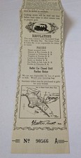 VTG 1950s Knotts Berry Farm Ghost Town & Calico Railway 5 Ticket Lot Sequential picture