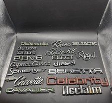 Vintage Car Emblem Badge Lot 17 Chevy Buick Oldsmobile Ford Mercury Mopar GM picture