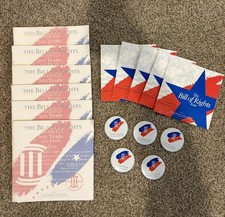 Vintage 1991 Bill of Rights 200th Anniversary Lot 6 Books 5 Pins 5 Brochures picture