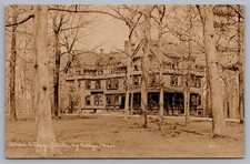 Wood Cottage Wellesley College MA Massachusetts RPPC 1925 Postcard R2 picture