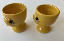Vintage Chick Yellow Egg Cups (set of 2) picture