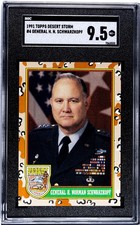 General Norman Schwarzkopf - 1991 Topps Desert Storm #4 Brown 