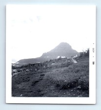 Old Vintage Square Photo LOGAN PASS GLACIER NATIONAL PARK MONTANA 1959 picture