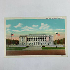Postcard Missouri St Joseph MO City Hall 1920s Unposted White Border picture
