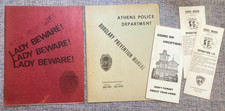Law enforcement memorabilia bklets Athens Georgia GA Police, Chief Everett Price picture